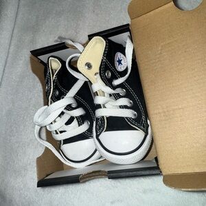 Converse Kids Black High-Top Sneakers